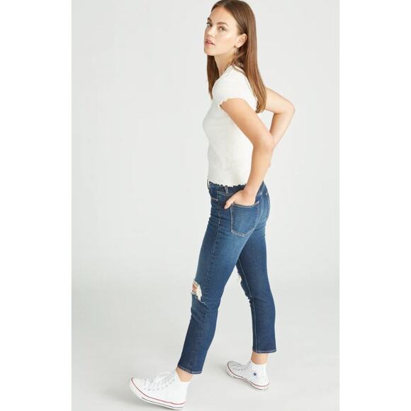 NWT Vigoss Frankie Slim Straight Leg Jeans Dark Wash Women's Size 31 - Picture 3 of 14